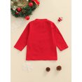 thumbnail image 4 of FOCUSNORM T-shirt de Noël pour Bébés Garçons Filles, Motif Santa Claus Col Rond Manches Longues, 4 of 8