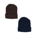 thumbnail image 1 of Polar Extreme  Basic Winter Beanie Cuff Cap (2 Pack) (Men's), 1 of 2