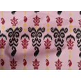 thumbnail image 4 of oneOone Cotton Poplin Fabric Stripe & Paisley Ikat Decor Fabric Printed BTY 42 Inch Wide, 4 of 4