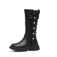 thumbnail image 4 of Elvqul Girls Boots,Girls Shoes,Winter Zipper Riding Boot Faux Leather Size 12 Girls, 4 of 9