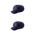 thumbnail image 2 of yingyy Peaked Caps Retro Fashion Breathable Woolen Octagonal Hats Beautiful Lines Easy Matching Sun for Visor Design Headgear Tibetan Green 2Set, 2 of 6