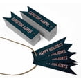 thumbnail image 3 of Inkdotpot Pack Of 50 Real Rose Gold Foil Paper Tags Happy Holiday Favor Hang Tags, 3 of 6