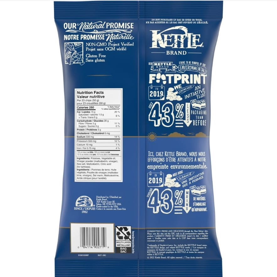 Kettle Chips Sea Salt & Vinegar