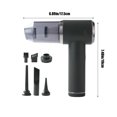 thumbnail image 3 of Drppepioner Portable Car Vacuum Cleaner Handheld Cordless Mini Dustbuster for Home Travel, 3 of 6