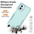 thumbnail image 3 of For Motorola Moto G 5G 2023 Phone Case,2 in 1 Hard PC Phone Case for Moto G 5G 2023 , Rubber & Rugged Shockproof Full Body Protection Case Cover - Black, 3 of 6