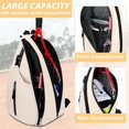 thumbnail image 4 of Suncoda Home Storage, Organization and Storage Badminton Racket Bag for Outdoor Sports Training Singles Shoulder Tennis Bag Backpack Crossbody Bag, 4 of 9