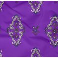 thumbnail image 5 of oneOone Cotton Poplin Twill Purple Fabric Block Craft Projects Decor Fabric Printed By The Yard 56 Inch Wide, 5 of 5