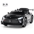 thumbnail image 1 of Costway Ride on Car Licensed Mercedes-AMG GT3 Kids Car with Remote Control 3 Speeds Black, 1 of 10
