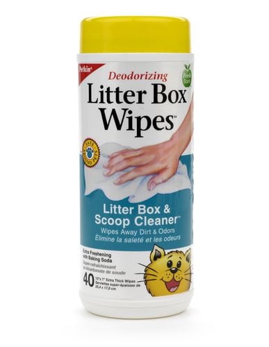 Petkin Lingettes pour Bac à Litière - 40 Unités
