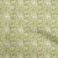 thumbnail image 1 of oneOone Polyester Spandex Olive Green Fabric Butterflies Sewing Craft Projects Fabric Prints By Yard 56 Inch Wide, 1 of 4