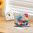 thumbnail image 3 of red Acrylic Rooster With A Group Of Chicks Home Living Room Foyer Study Display Cabinet Desktop Decoration Red, 3 of 8