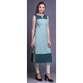 thumbnail image 3 of Bimba Kurti Droite Imprimée pour Femmes Sans Manches Tenue d'Été Kurta Tunique Grande, 3 of 5