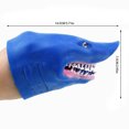 thumbnail image 3 of Hand Puppet Toy - Blue, Realistic Design, Movable Jaw, for Storytelling, Play, Learning Marine Life, 3 of 6