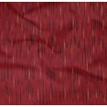 thumbnail image 4 of oneOone Organic Cotton Poplin Twill Fabric Abstract Ikat Printed Craft Fabric BTY 42 Inch Wide, 4 of 4