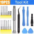thumbnail image 2 of TAPDRA Ergonomic Grip Screwdriver Set Aluminum Alloy Handle For Gaming Console Repair Gamepad Maintenance Electronic Device Servicing, 2 of 9