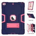 thumbnail image 1 of Case for iPad 6th Generation/iPad 5th Generation (9.7-inch, 2018/2017 Model), iPad Air 2 Case, Hybrid Shockproof Rugged Protective Cover for iPad 9.7 inch with Built-in Kickstand, 1 of 2