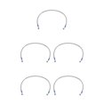 thumbnail image 1 of VONKY Motorcycle Brake Oil Hose Line Pipe Fitting Stainless Braided Steel Silver 90cm 5Set, 1 of 6