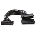 thumbnail image 1 of Dual PSU Power Supply 24 Pin Extension Cable, 24 Pin ATX Dual PSU Power Supply Splitter Adapter Cable For Mining 30cm 20 4pin., 1 of 8