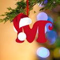 thumbnail image 1 of Fridja 26 Letters Christmas Tree Decoration Pendant, Christmas Tree Ornaments Personalized DIY Christmas Ornaments Christmas Decoration Xmas Tree Hanging Decor (M), 1 of 5