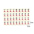 thumbnail image 1 of Portable Mini Carved Travel Mahjong Set In Leather Case 2Cm Tiles Melamine Material Complete With 136 Pieces, 1 of 7