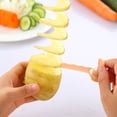 thumbnail image 2 of Spiral Cutting Machine Steel Spiral Cutter For Veggies Portable And Creativity Cucumber Carrot Potato Slicer Cutter Manual Kitchen， Manual Flower Shaping & Vegetable/Fruit Slicing Fruit Fresh for, 2 of 9