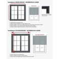 thumbnail image 3 of ITY - Olivia Stone - Alternate Zebra Blinds Window Shade Cordless Grey 17"x 84", 3 of 4