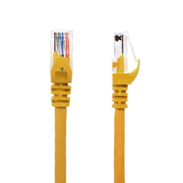 PrimeCables Cat6 Ethernet Network Cable (550MHz UTP 24AWG RJ45) - Yellow