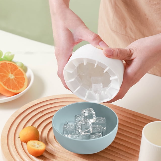 Ice Ice Tray Ice Maker With Lid Ice Bucket Press Type Easy To Release Ice Cup Suitable For Refrigerator Whiskey Water