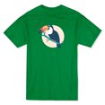 thumbnail image 1 of Cool Toucan Circle Men's Kelly Green T-shirt, 1 of 1