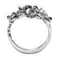 thumbnail image 1 of XZNGL Ladies Fashion Vintage Flower Engraved Diamond Creative Ring Jewelry, 1 of 9