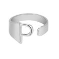 thumbnail image 1 of PVCS Fashion Couple Ring Twenty Six English Letter Open Ring Couple Jewelry, 1 of 1