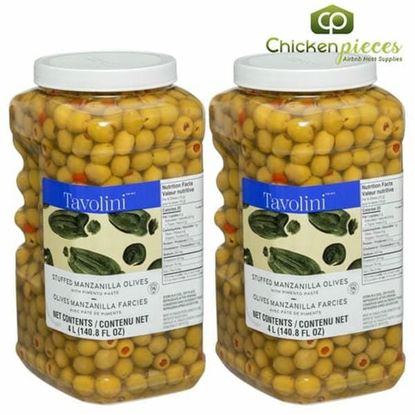 Tavolini Stuffed Manzanilla Green Olives 4L/8.45LBS