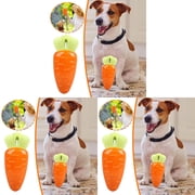 Dog Toy Carrot Pineapple Robust Chew Toy For Puppies Dog Chew Toy For Teeth Cleaning Rubber Dog Toys Dog Toy Indestructible For Small Puppies Medium, 15 cm, Orange 3PCS