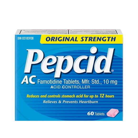 Pepcid AC Concentration originale, Acidoréducteur, Brûlures d’estomac et reflux acide, 60 comprimés
