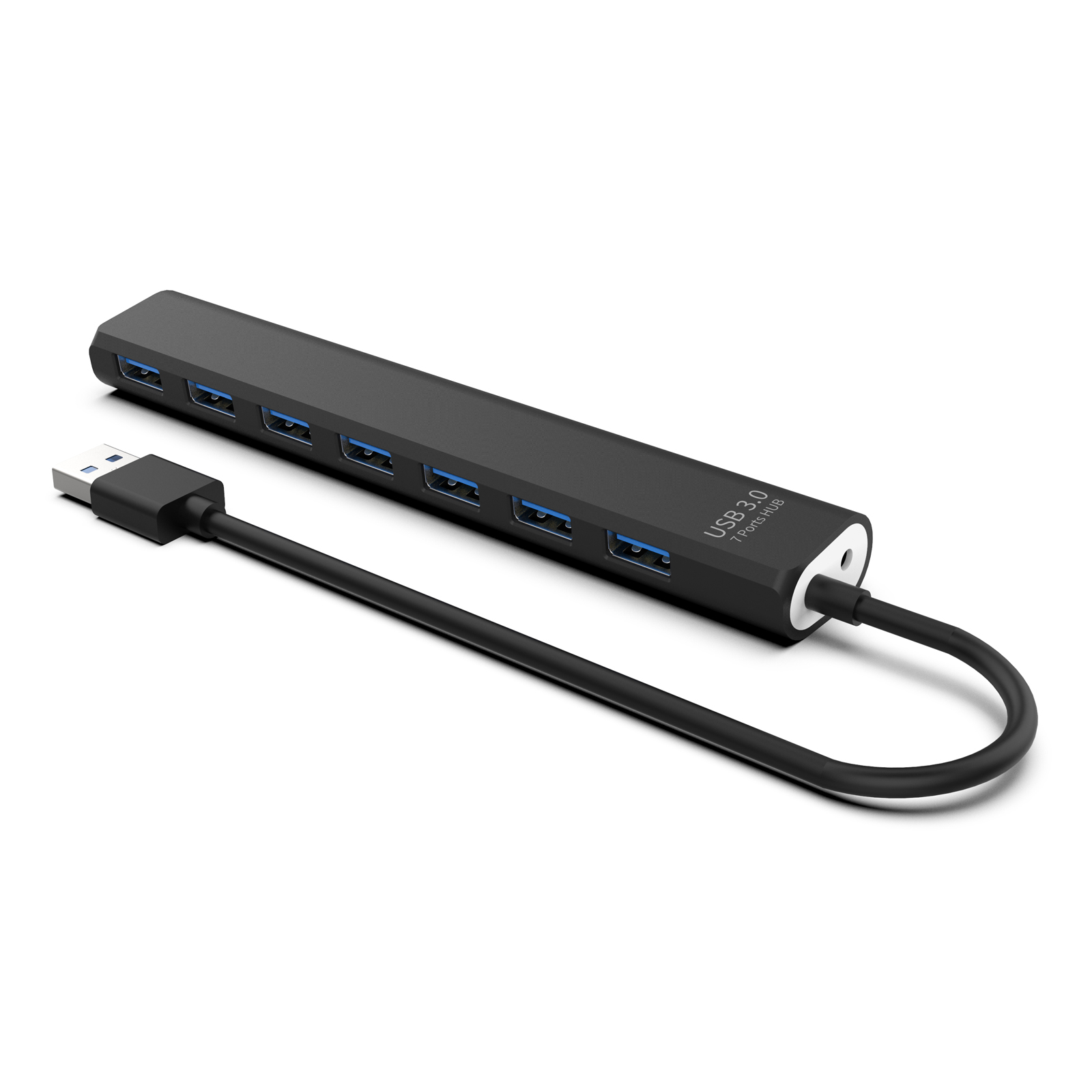 Yeacher 7 Ports USB 3.0/2.0 HUB Splitter Up To 5Gbps High Speed USB3.0 Separator USB HUB Data Transmission Charging for Notebook Laptop PC