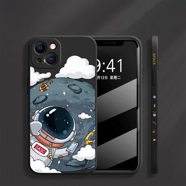 thinsony Couvertures de Fond d'Anime Graffiti d'Anime Complet Anti-Chute pour Iphone 13/13 Pro/13