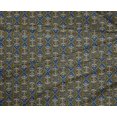 thumbnail image 4 of oneOone Polyester Lycra Fabric Leaves & Floral Block Printed Fabric 1 Yard 56 Inch Wide, 4 of 4