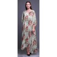 thumbnail image 2 of Bimba Kaftan de Plage Floral, Paréo de Bikini, Robe Maxi pour Femmes, Long Caftan-S-L, 2 of 5