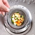 thumbnail image 4 of TopLLC 2 pc Kitchen Sink Strainer Stainless Steel, Kitchen Sink Drain Strainer，Sink Strainers with Large Wide Rim Diameter for Kitchen Sinks, 4 of 8