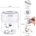 thumbnail image 3 of Birdeem Mini Garlic Chopper Wireless Portable Mini Electric Food Chopper, 3 of 12