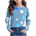 thumbnail image 1 of Posijego T-Shirts Graphiques à Manches Longues pour Tout-Petits Garçons Filles, Mignons, Col Ras du Cou, T-Shirts Basiques, Hauts, Chandail de Printemps pour Enfants, 1 of 6