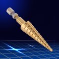thumbnail image 4 of Step Drill Bit, 3-13mm Hex Shank Cone Drill Bit, For Metal For Wood, 4 of 8