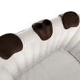 thumbnail image 1 of ALEKO Ensemble Amovible 3 Pcs Appui-Tête et Porte-Boisson pour Spa Gonflable - Marron, 1 of 4