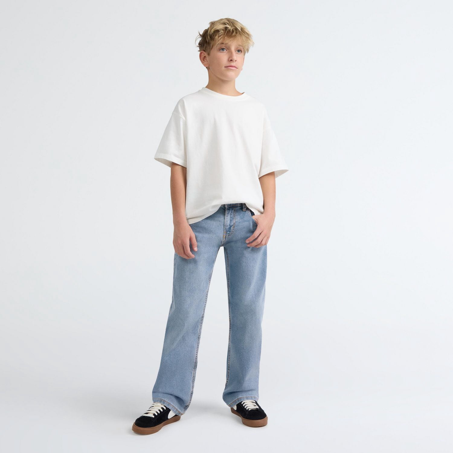 Jean à coupe décontractée jambe droite Levi Strauss Signature pour garçon