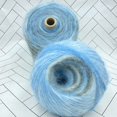 thumbnail image 1 of 500g Rainbow Gradient Color Sprayed Mohair Yarn Segment Dyed Rainbow Puffy Yarn Plush Fine Baby Wool Crochet Hand Knitting Line, 1 of 6