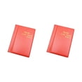 thumbnail image 1 of maskred 120 Pockets Album Book Plastic Organizer Mini Badges Anniversary Storage Bags Albums for Office Red 2Set, 1 of 6