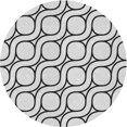 thumbnail image 1 of Ahgly Company Tapis d'Intérieur Lavables en Machine, Carrés Transitionnels, Gris Platine, 3' Carré, 1 of 7