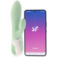 thumbnail image 1 of Satisfyer Pompe à Air Lapin 5+ Vibe en Menthe, 1 of 5
