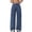 Dark Blue, variant on Pisexur Jeans for Women Straight Leg Jeans for Women High Waisted Jeans Frayed Baggy Pants Raw Hem Loose Stretchy Cropped Wide Leg Jeans Black,M