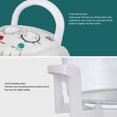 thumbnail image 3 of , Large 12 Quart Glass  Visible Oilless Quick Meals Multicooker with Time & Temperature Controls Roast Fry  or Crisp, 3 of 7